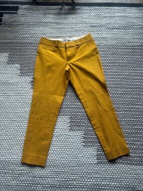 Banana Republic Mustard Slim Dress Pants